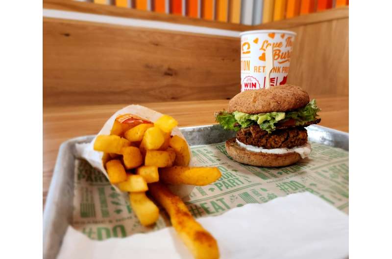 plant-based burger