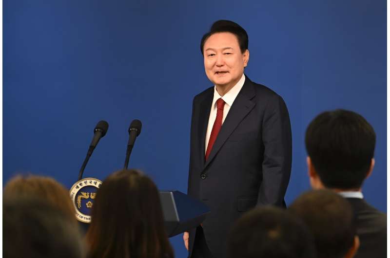 President Yoon Suk Yeol said the government would extend tax benefits for chip investment as it looks to boost jobs and attract more talent to the industry