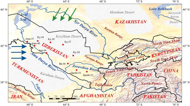 Provenance and fluvial-aeolian process of the Kyzylkum Desert: Constrained by detrital zircon U–Pb dating