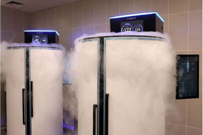 Put on ice: A cryotherapy room in Paris to be used by athletes during the Olympics