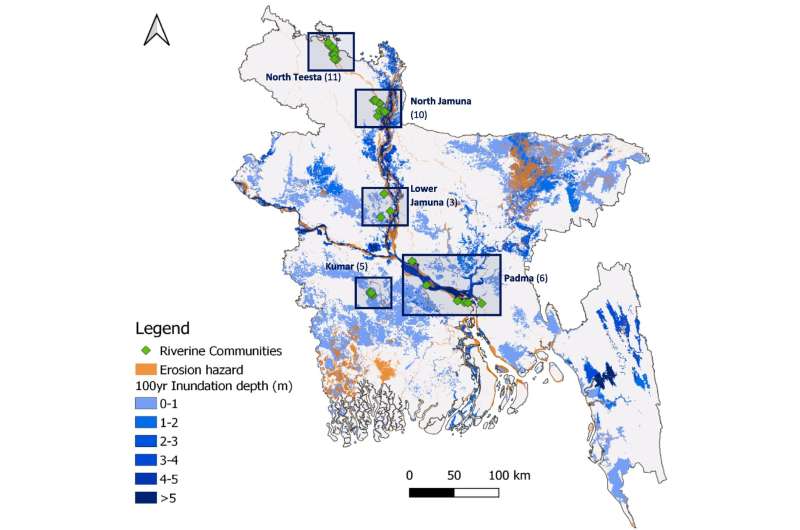 Quantifying community resilience to riverine hazards in Bangladesh