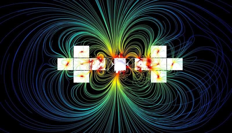 Quantum scale sensors used to measure planetary scale magnetic fields