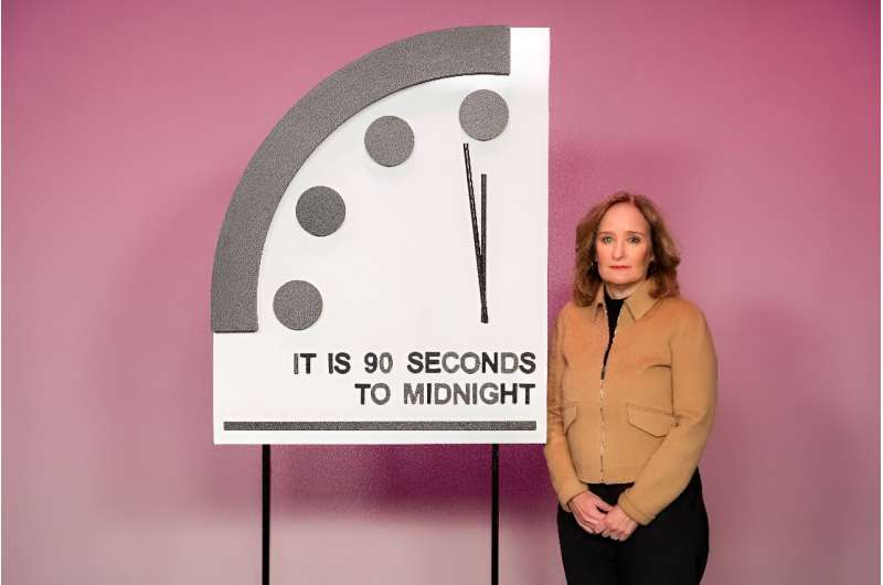 &quot;Trends continue to point ominously towards global catastrophe,&quot; said Rachel Bronson, president and CEO of the Bulletin of Atomic Scientists, which reset its Doomsday clock to 90 seconds to midnight