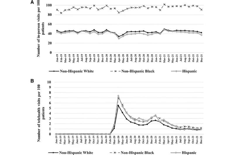 Racial and ethnic differences in hypertension-related telehealth