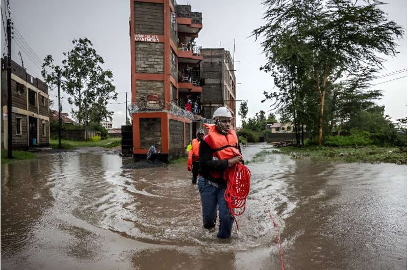 Rescuers have raced against the clock to help people marooned by the floods