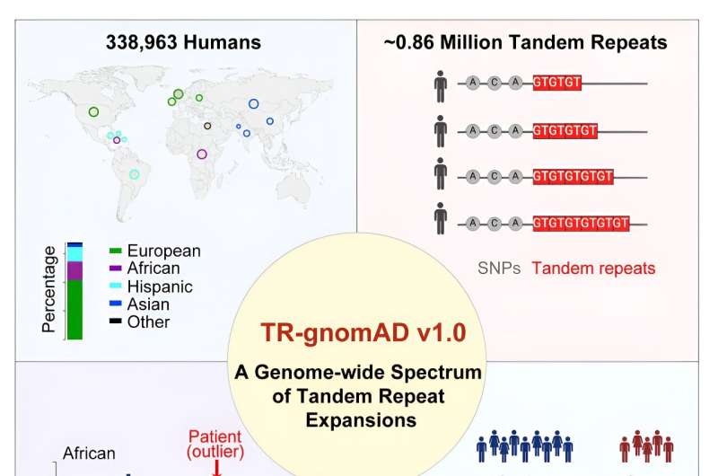 Research team builds first tandem repeat expansions genetic reference maps