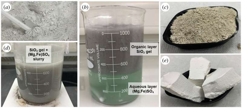 Researchers find use of olivine in cement production could result in carbon negative concrete