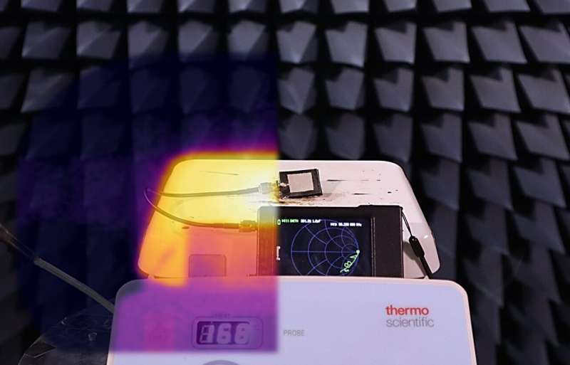 Researchers turn up the heat on flexible temperature sensor development using microwaves