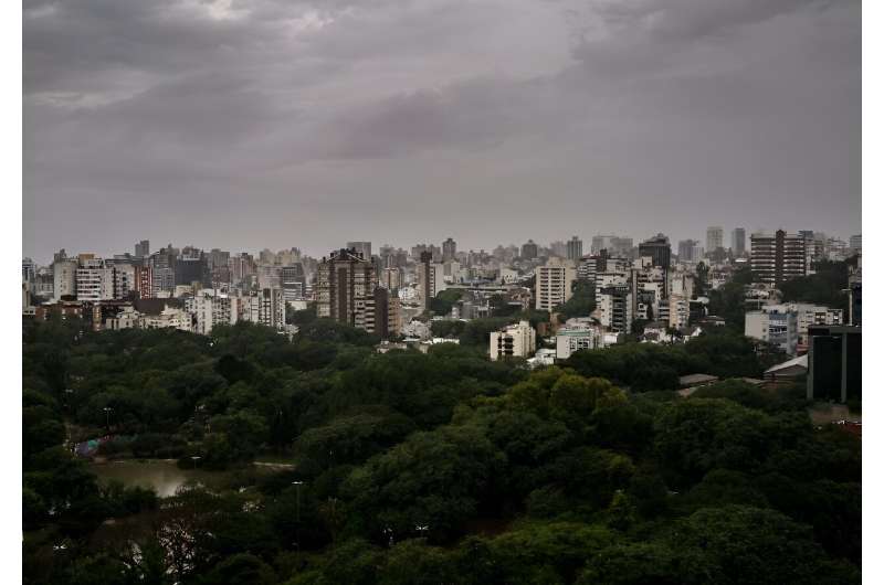 Residents of the state of Rio Grande do Sul, with capital Porto Alegre pictured here, are bracing for more heavy rainfall