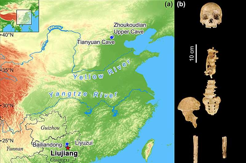 Revised dating of the Liujiang skeleton renews understanding of human occupation of China