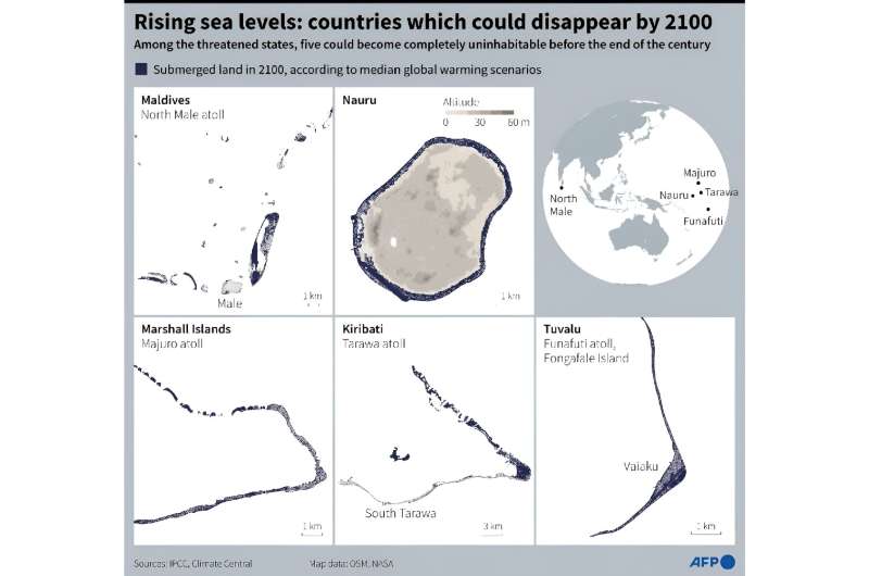 Rising sea levels: countries which could disappear by 2100