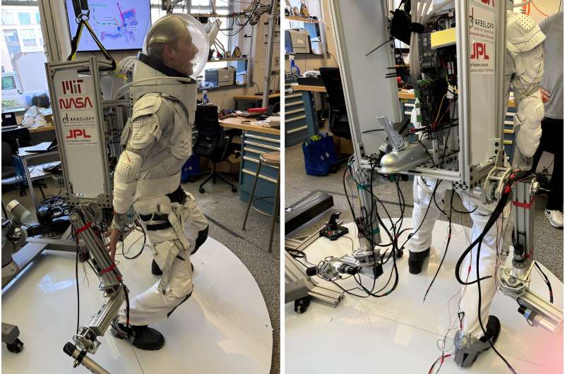 Robotic "superlimbs" could help moonwalkers recover from falls