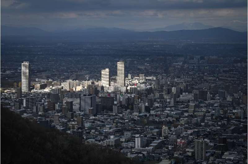 Sapporo, pictured here in November 2022, has seen its earliest 'summer's day' on record