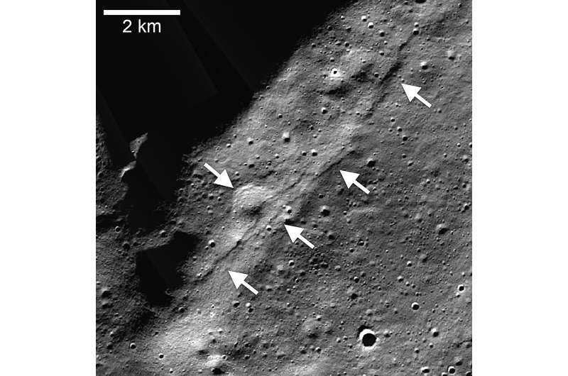 Scientists discover the moon is shrinking, causing landslides and instability in lunar south pole