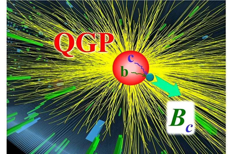 Scientists study how Bc mesons form to gain more information from ultra-relativistic heavy-ion collisions