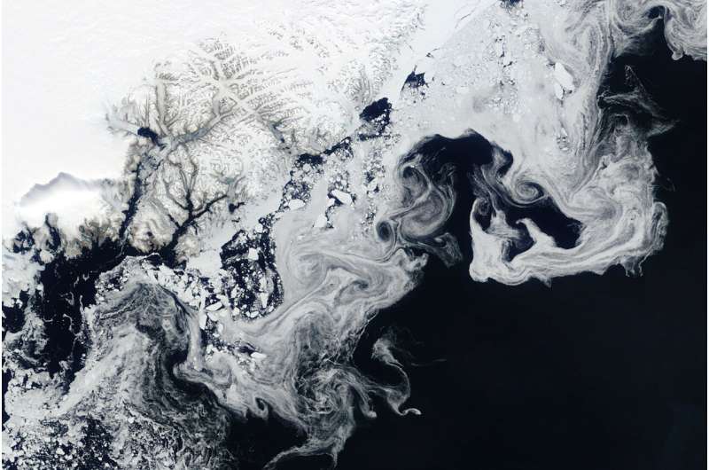 Sea Ice Swirls - NASA