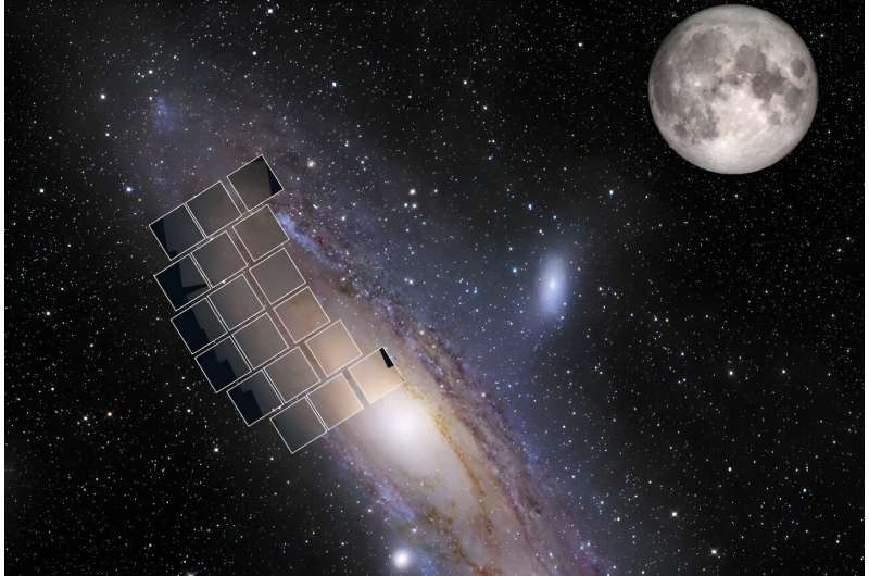 Searching for dark matter in gaps between stars