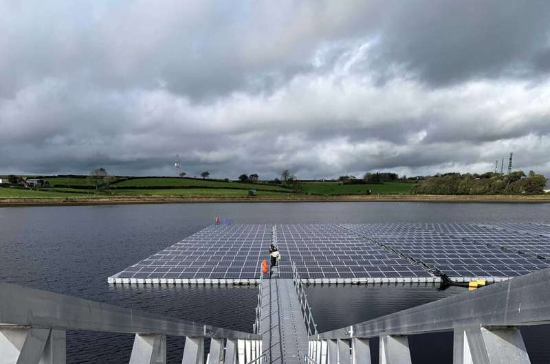 Some countries could meet their total electricity needs from floating solar panels, research shows