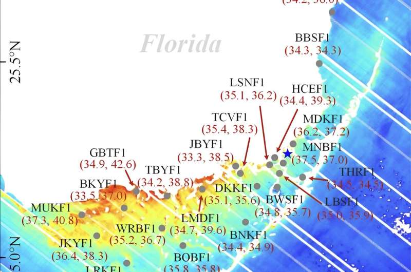 USF araşdırması göstərir ki, Cənubi Florida estuarları Meksika körfəzindən, qlobal okeandan daha sürətli istiləşir