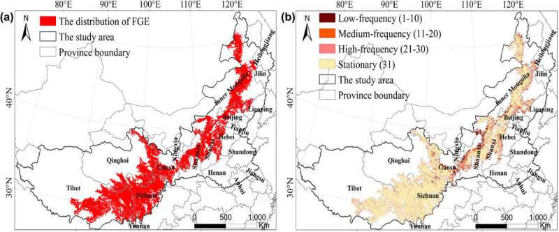 Study reveals shifting landscape and driving forces in China's forest-grassland transition zone