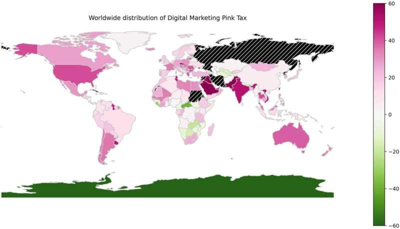 Study reveals the existence of a hidden 'pink tax' in digital advertising