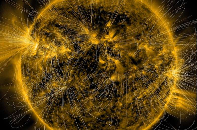 Sun's magnetic field originates surprisingly close to the surface