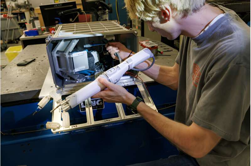 Surgical robot developed at Nebraska launches into space