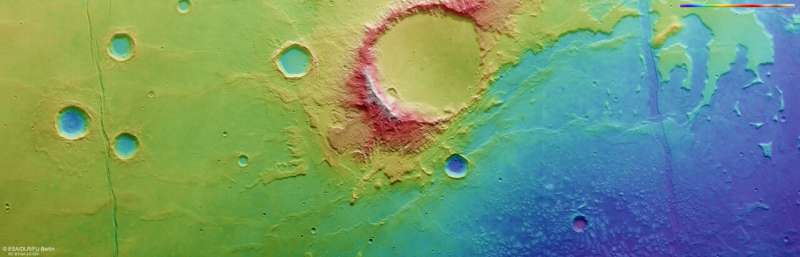 Take a trip to the largest lake on Mars