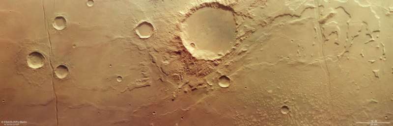 Take a trip to the largest lake on Mars