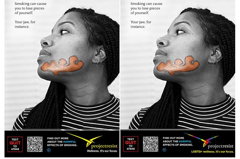 Targeted anti-smoking messages for LGBTQ+ young women