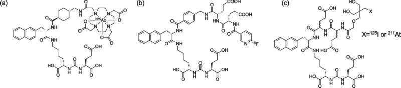 Targeted cancer therapies: Getting radioactive atoms to accumulate in tumors