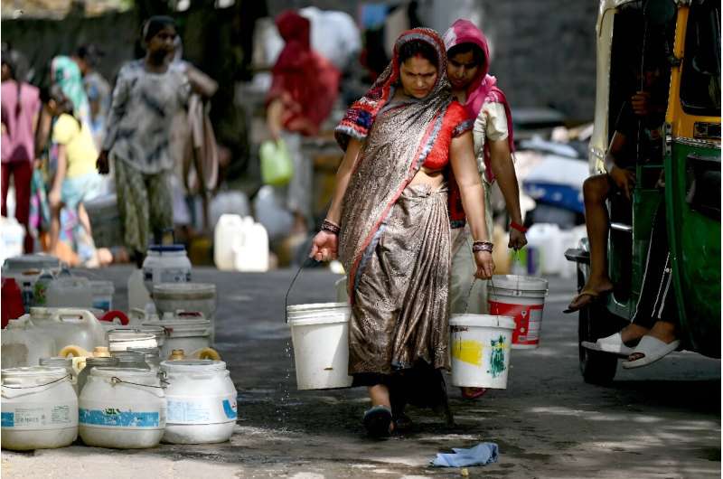 Temperatures in several Indian cities exceeded 45 Celsius (104 Fahrenheit) in May