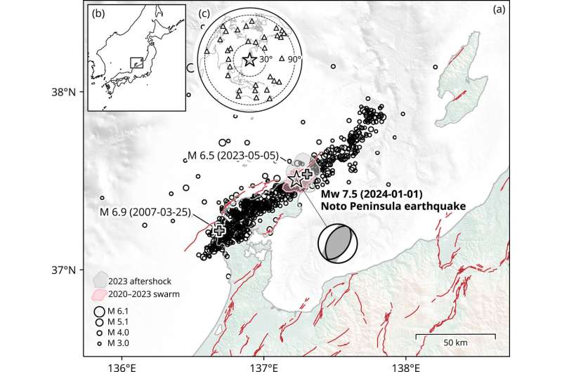 The 2024 Noto Peninsula earthquake: A long, quiet initial rupture leading to multiplex fault ruptures