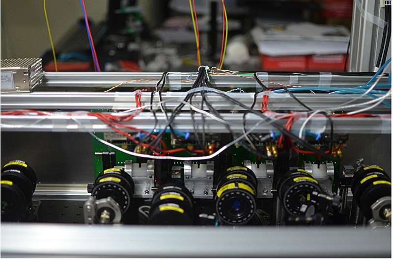 The demonstration of heralded three-photon entanglement on a photonic chip  