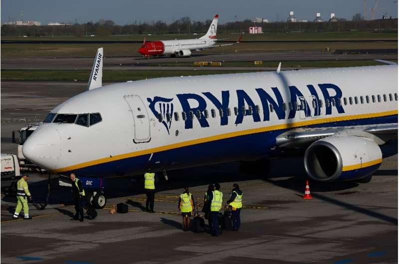 The Dublin-based carrier said demand rose nine percent to almost 184 million passengers