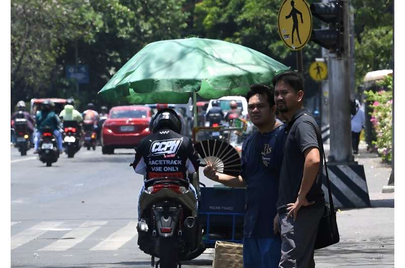 The heat index was expected to reach the 'danger' level of 42 degrees Celsius or higher in at least 30 cities and municipalities of the Philippines