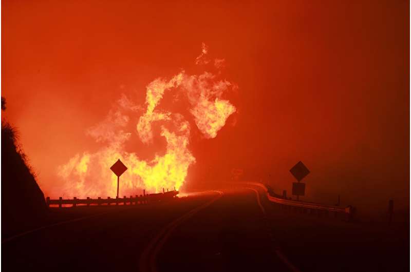 The Line Fire is among a number of blazes causing concern in the western United States