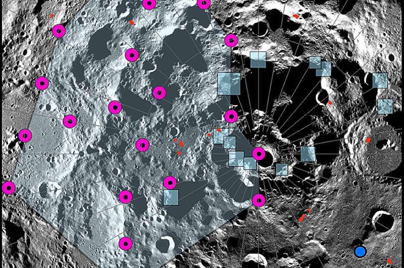 The moon is shrinking, causing landslides and instability in lunar south pole