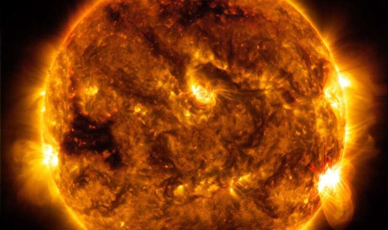 The most outstanding solar-flare eruptions are not always the most influential