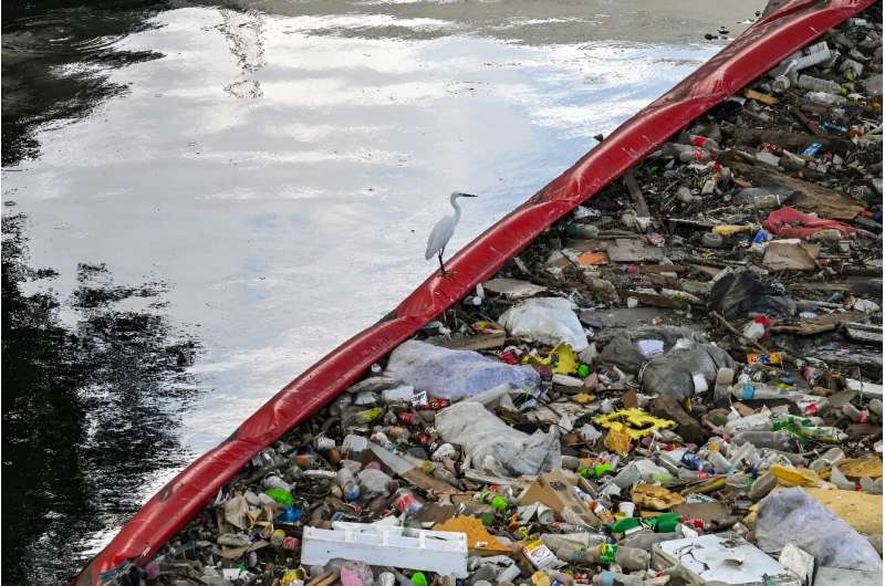 The Philippines produces about 61,000 tonnes of trash every day, up to 24 percent of it plastic, figures from the environment department show