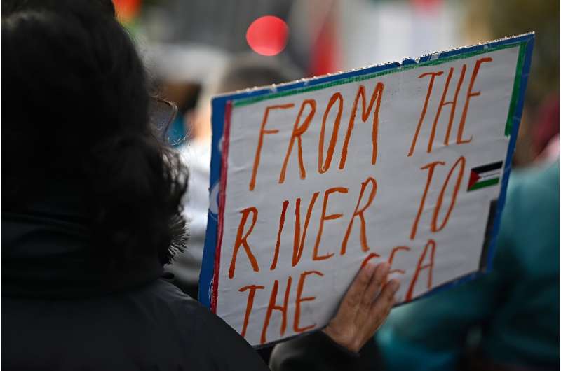 The phrase 'From the river to the sea, Palestine will be free,' has been used as a rallying cry for many since the outbreak of the war in Gaza