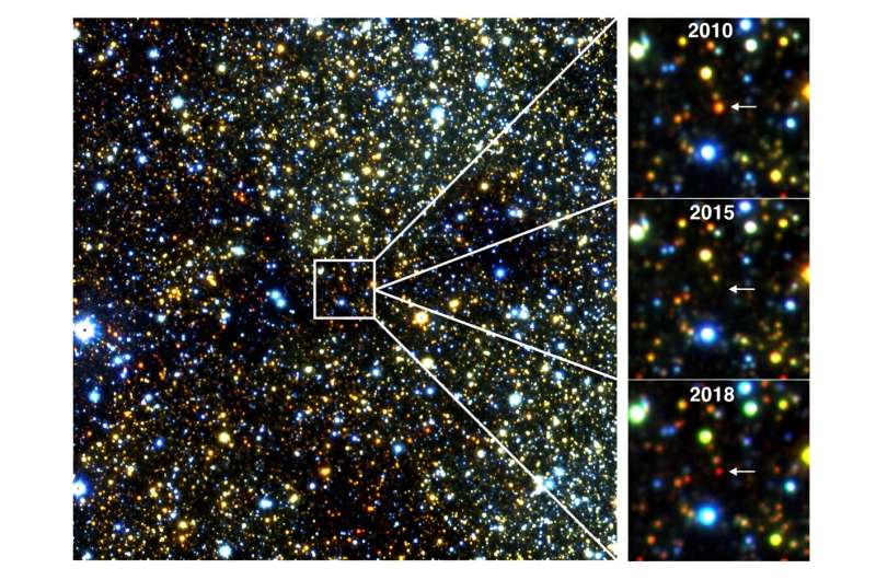 Die „alten Raucher“  sind etwa 30.000 Lichtjahre entfernt, nahe dem Zentrum unserer Galaxie