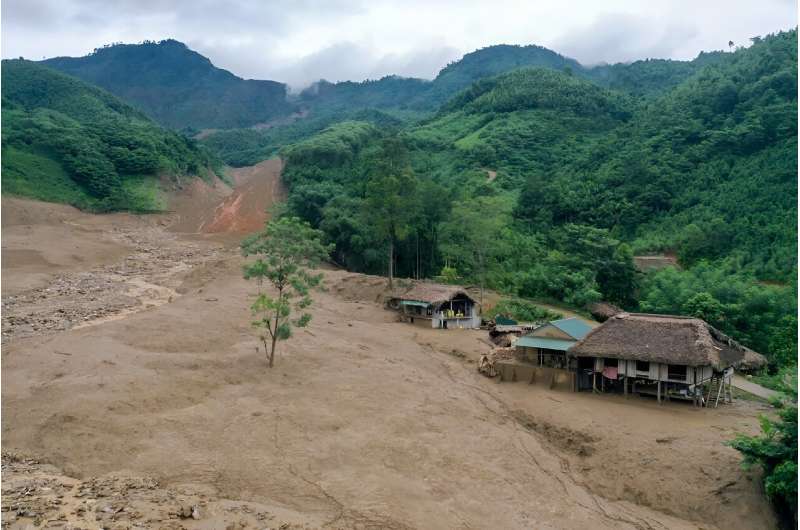 The remote mountain village of Lang Nu in northern Vietnam was engulfed in a massive landslide