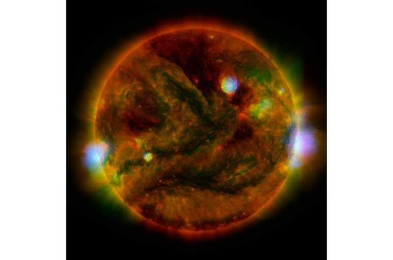 The sun was born when a dense gas cloud collapsed 4.6 billion years ago