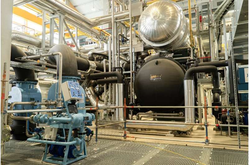 The Vienna heat pump plant is churning out district heat to up to 56,000 households