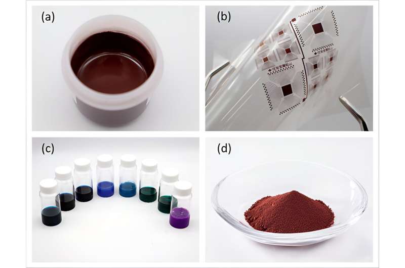 Thick-film conductive ink suitable for large-area, large-current printed electronics