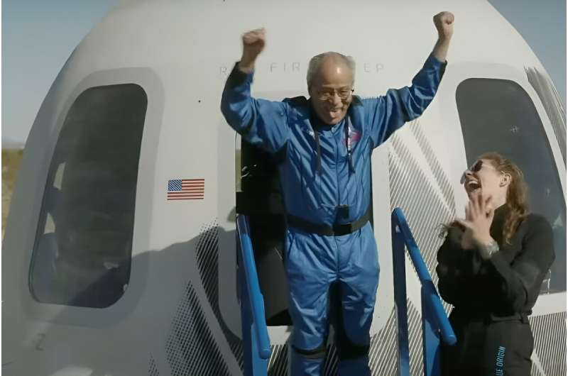 'This is a life-changing experience, everybody needs to do this,' Ed Dwight exclaimed after his Blue Origin flight to space