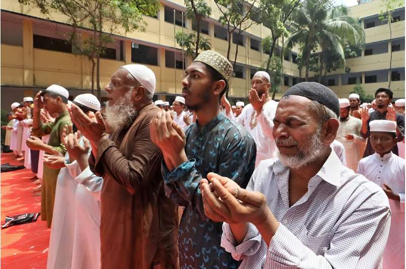Thousands gathered at mosques and in open fields around Bangladesh to pray for rain