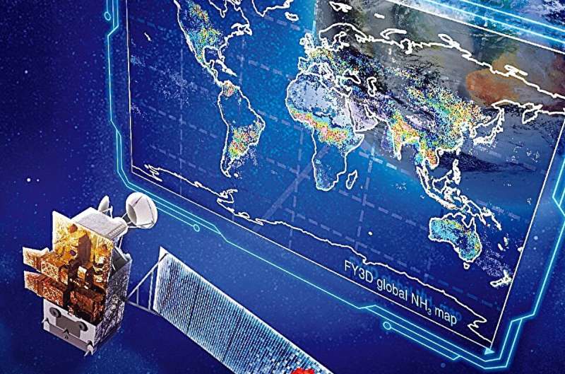 Unlocking Earth's ammonia mysteries: China's HIRAS/FY-3D satellite reveals first global map