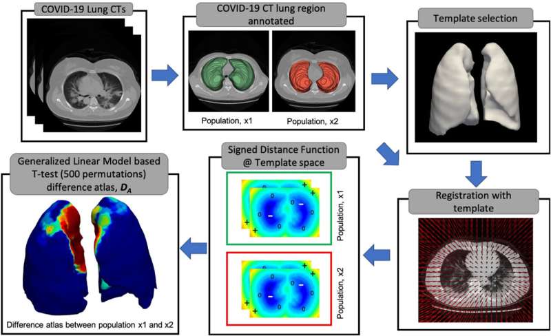 Unveiling lung damage in COVID-19 patients using AI